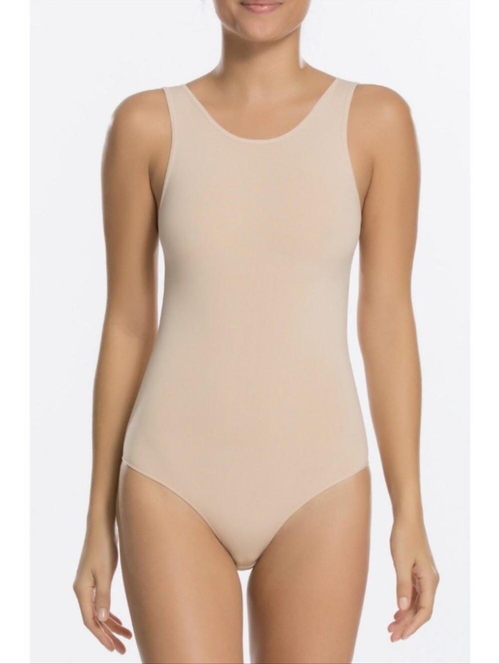 Spanx Nude Slimming Bodysuit Size Large